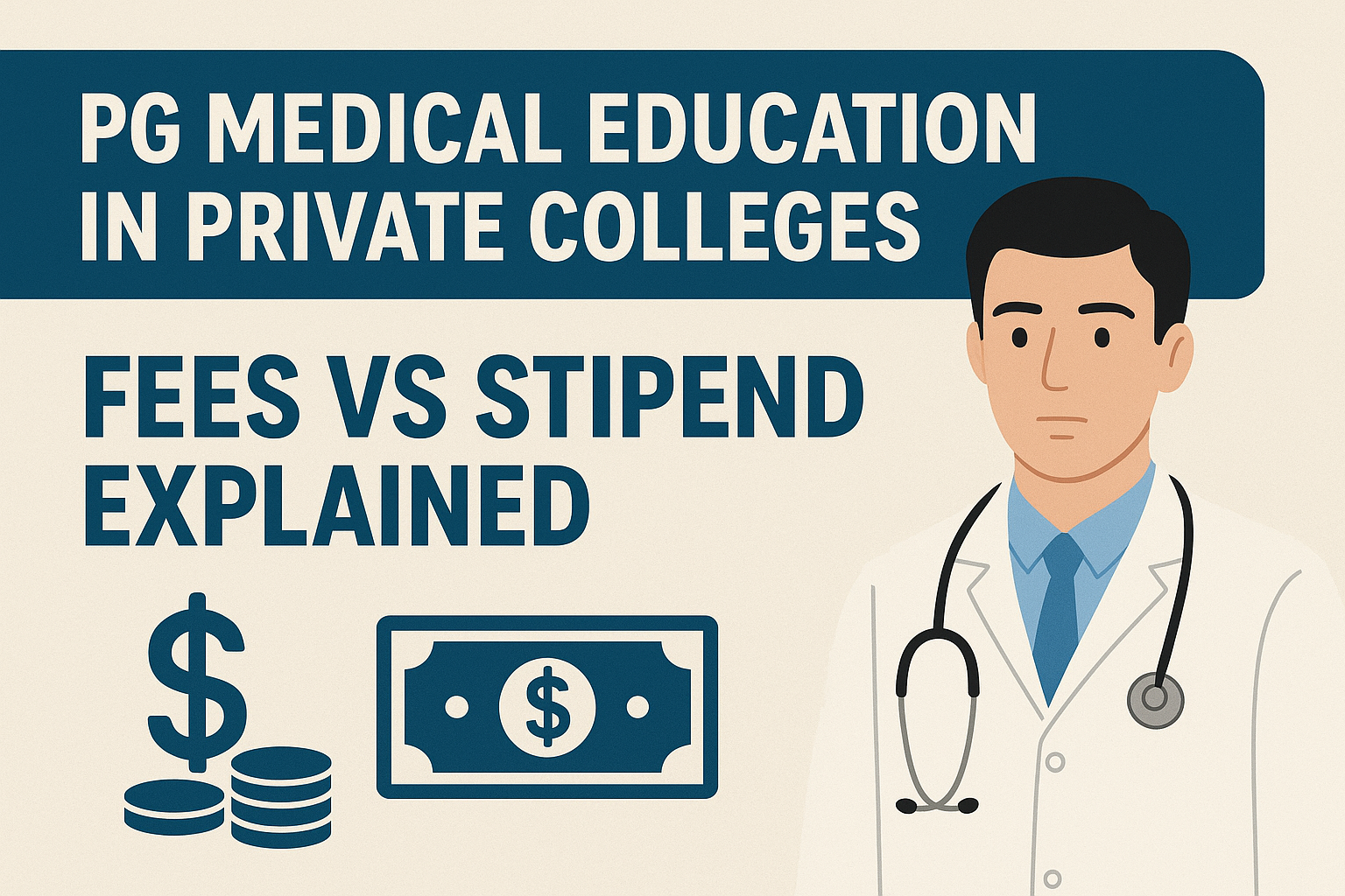 PG Medical Education in Private Colleges: Fees vs Stipend Explained